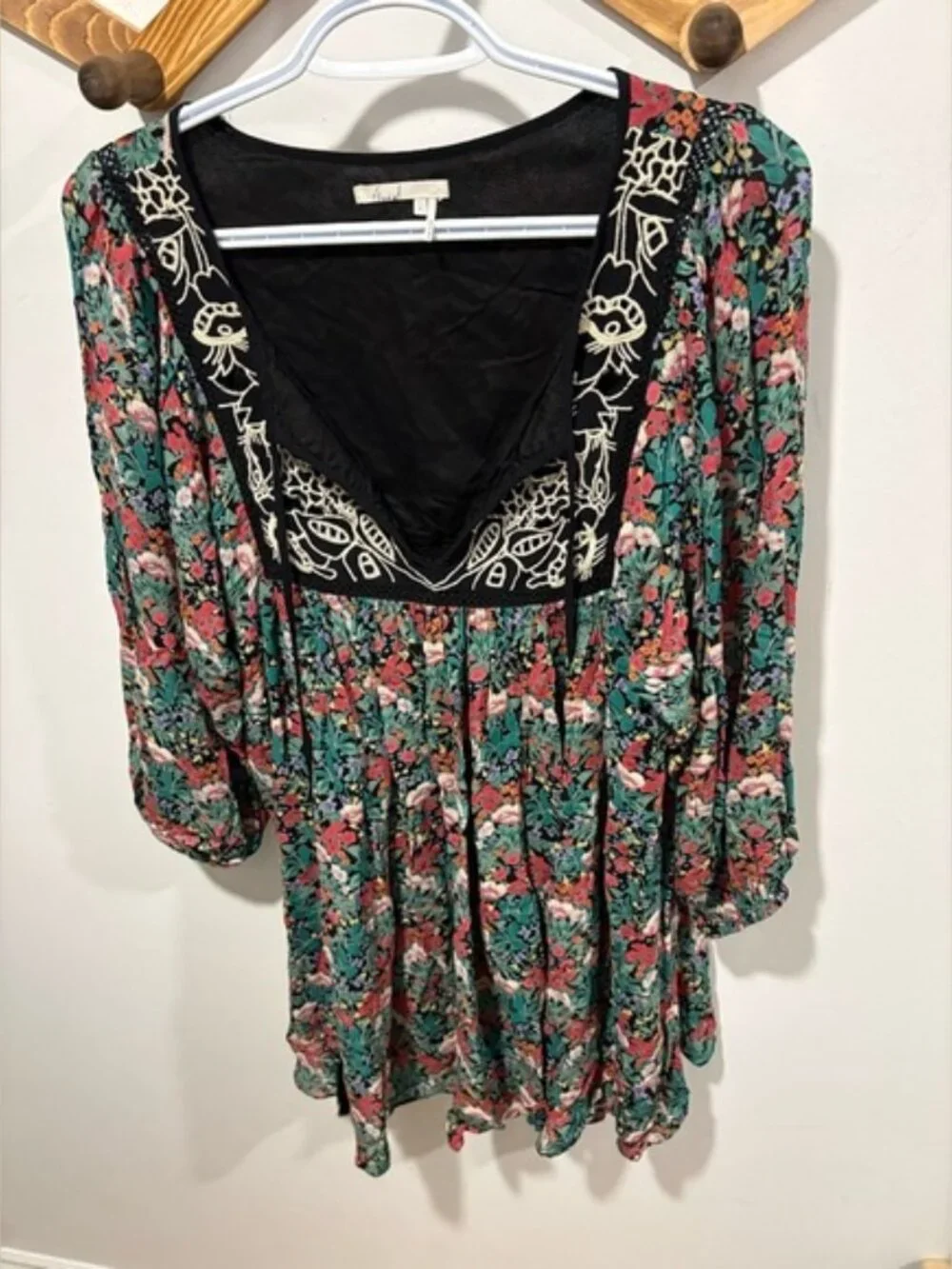 ANTHROPOLOGIE - Floreat- Ottava Peasant Dress, Size Small - Picture 6 of 11